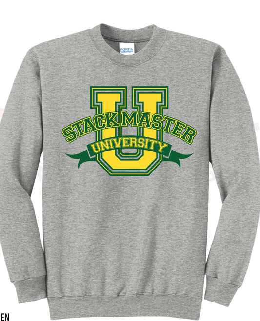 Gray/Yellow/Green Crewneck